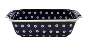 Forma ceramiczna z uszami do pieczenia chleba II (A181 D22)
