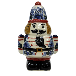 Nutcracker Soldier container with lid (A520 D119)          