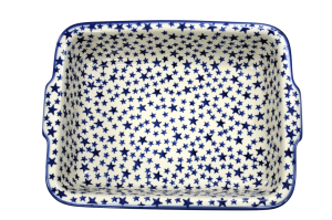 Ovenproof dish with handles (A121 D45)   