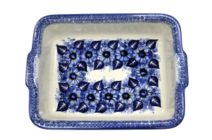 Ovenproof dish with handles (A121 D108)     