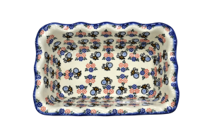 Bread loaf pan baker rectangular WAVE (A183 D2)            