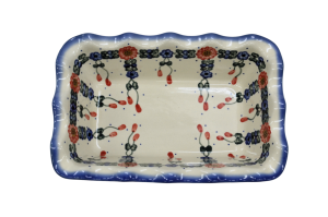 Bread loaf pan baker rectangular WAVE (A183 D10)              