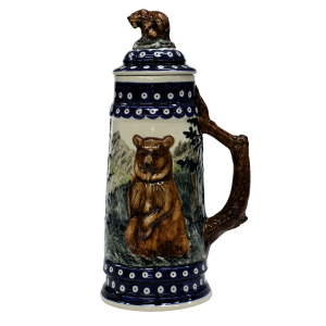 Kufel myśliwski ceramiczny z pokrywą - seria EXCLUSIVE LINE (EL-BM2) 