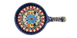 Patelnia bolesławiecka ceramiczna mała (A524 D59)    