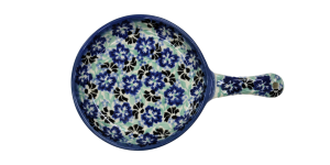 Patelnia bolesławiecka ceramiczna mała (A524 D87)  