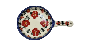 Patelnia bolesławiecka ceramiczna mała (A524 D37)       