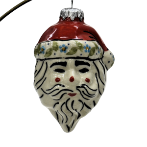 Ceramic Christmas ornament SANTA (A317 D102)  