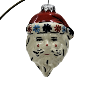 Ceramic Christmas ornament SANTA (A317 D44)    
