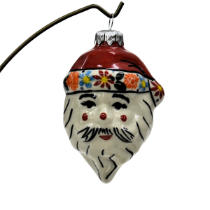 Ceramic Christmas ornament SANTA (A317 D55)          