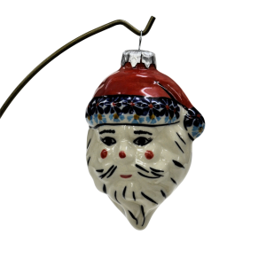 Ceramic Christmas ornament SANTA (A317 D30)           