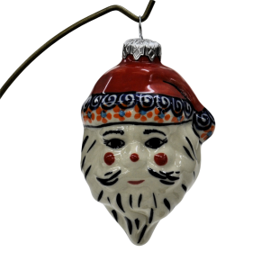 Ceramic Christmas ornament SANTA (A317 D5)            