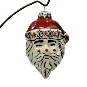 Ceramic Christmas ornament SANTA (A317 D3)             