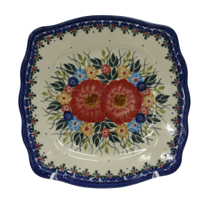  Square dessert plate (A131 D60)