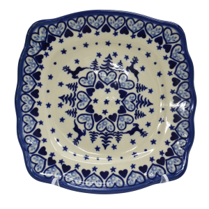  Square dessert plate (A131 D110)