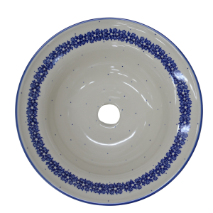 Umywalka ceramiczna Bolesławiec 38 cm (A529 D51) 