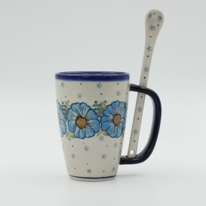 Cappuccino mug with a spoon (A20 D102) 