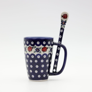 Cappuccino mug with a spoon (A20 D105) 