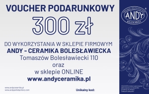 Bon podarunkowy / Voucher podarunkowy 300 zł