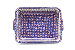 Ovenproof dish with handles (A121 D21)  
