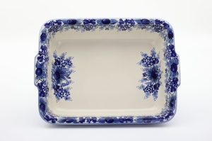 Ovenproof dish with handles (A121 D118)  