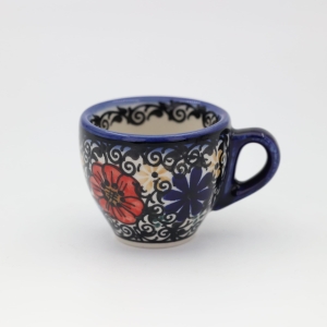 Filiżanka Bolesławiec do espresso 70 ml (A548 D66)  