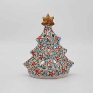 Ceramic Christmas tree lantern (A526 D54)  
