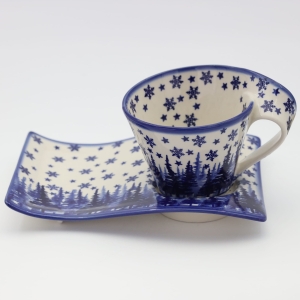 Cup with a tray (A41 D131) 