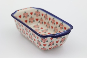 Forma ceramiczna z uszami do pieczenia chleba II (A181 D88) 