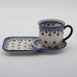 Cup with tray.  Breakfast set. (A59 D53)    