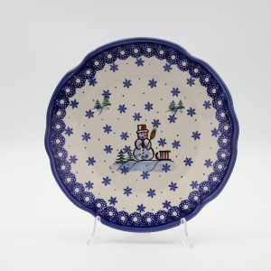 Talerz obiadowy płytki z reliefem 27,5 cm (A257 D33) 