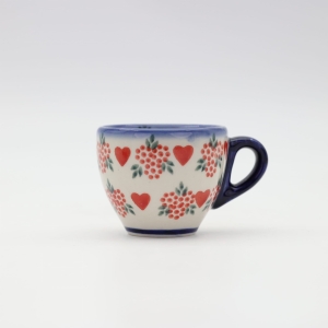 Filiżanka Bolesławiec do espresso 70 ml (A548 D88)   