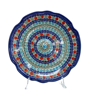 Talerz obiadowy płytki z reliefem 27,5 cm (A257 D30)
