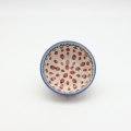 Bowl 13 cm A85 D139 – hand-painted Bolesławiec pottery with traditional blue-and-white design, perfect for soups, snacks, and desserts.