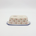 Forma ceramiczna z uszami do pieczenia chleba II A181 D141 – ręcznie malowana ceramika bolesławiecka, idealna do wypieku chleba, trwała i dekoracyjna.