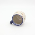 Barrel mug ANDY A10 D141 – hand-painted Bolesławiec pottery in a traditional pattern, practical and decorative for everyday use.