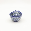 Ceramic colander / strainer A506 D75 – hand-painted Bolesławiec pottery, practical and decorative for draining pasta and vegetables.