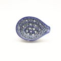 Ceramic colander / strainer A506 D75 – hand-painted Bolesławiec pottery, practical and decorative for draining pasta and vegetables.