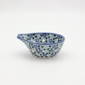 Durszlak / cedzak ceramiczny A506 D134 – ręcznie malowana ceramika bolesławiecka, praktyczny i dekoracyjny do odcedzania makaronu, warzyw i owoców.