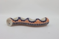 Dekoracyjny świecznik bolesławiecki A750 D77, perfekcyjny do salonu i jadalni.