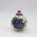 Bolesławiec ceramic pigeon – handmade, hand-painted, durable.