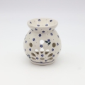 Hand-painted Bolesławiec ceramic aroma lamp.