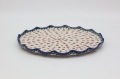 Talerz FALA 32,5 cm Bolesławiec – duża ceramiczna patera użytkowa.
