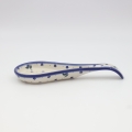 Hand-painted ceramic utensil spoon rest A473 from Bolesławiec.