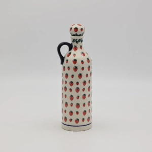 Butelka ceramiczna z korkiem duża 0,8l (A67 D139)  