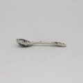 Boleslawiec Pottery dessert spoon hand-painted ceramic spoon for coffee and desserts.