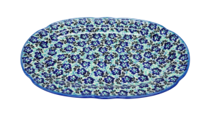 Oval platter with relief (A262 D87)