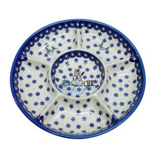 Round divided plate (A172 D33)