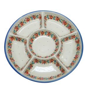 Round divided plate (A172 D52)