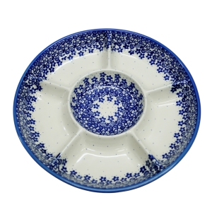 Round divided plate (A172 D27)