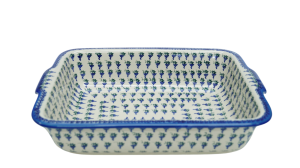 Ovenproof dish with handles (A121 D14)